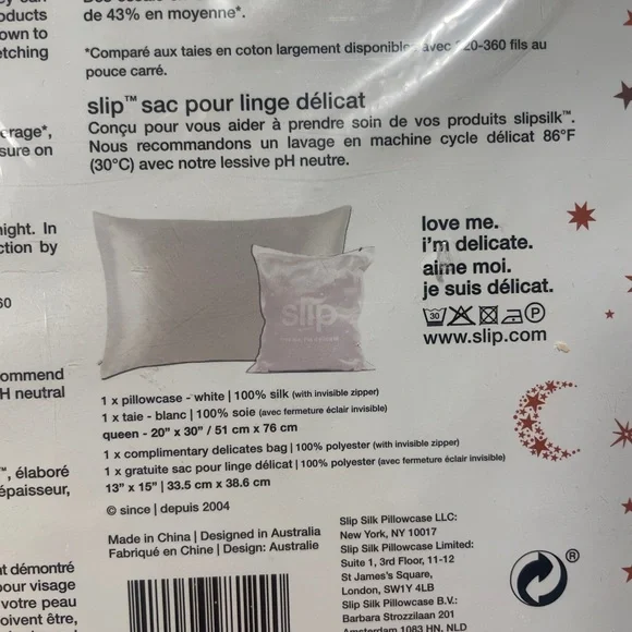 Slip queen pillow case and dust bag - Picture 3 of 4